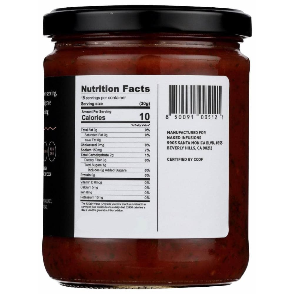 NAKED INFUSIONS Naked Infusions Salsa Signature Mild, 16 Oz