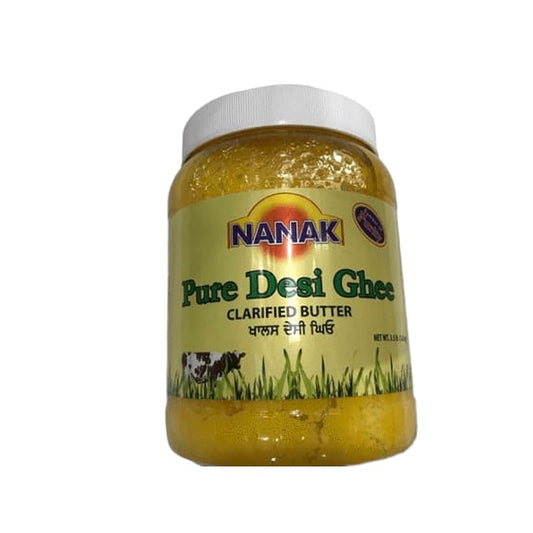 Nanak Pure Desi Ghee, Clarified Butter, 56-Ounce Jar - ShelHealth.Com