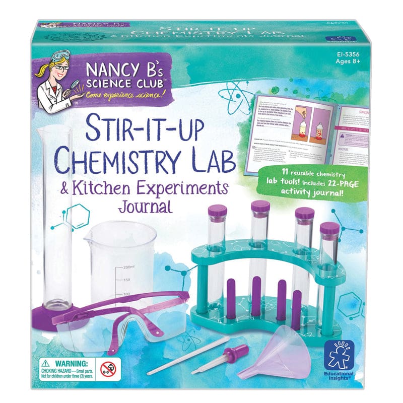 Nancy B Science Club Stir-It-Up Chemistry Lab & Kitchen Experiment - Experiments - Learning Resources