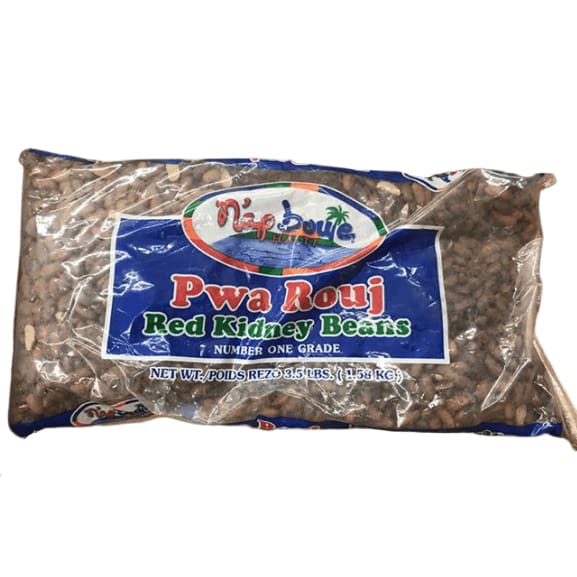Nap Boule Pwa Rouj Red Kidney Beans, 3.5 lbs - ShelHealth.Com