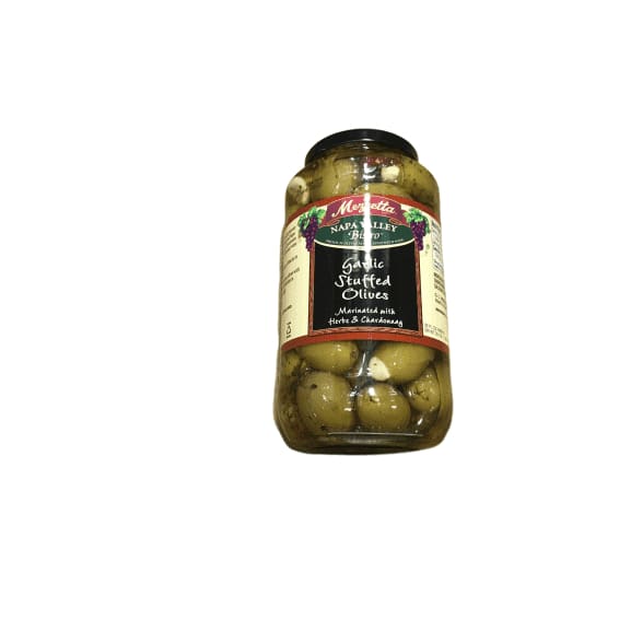 Napa Valley Bistro Garlic Stuffed Olives, 20 Ounces - ShelHealth.Com