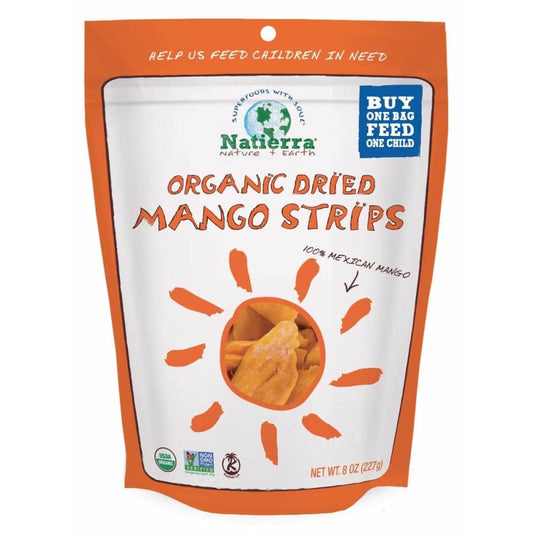 NATIERRA Natierra Mango Dried Strips Org, 8 Oz