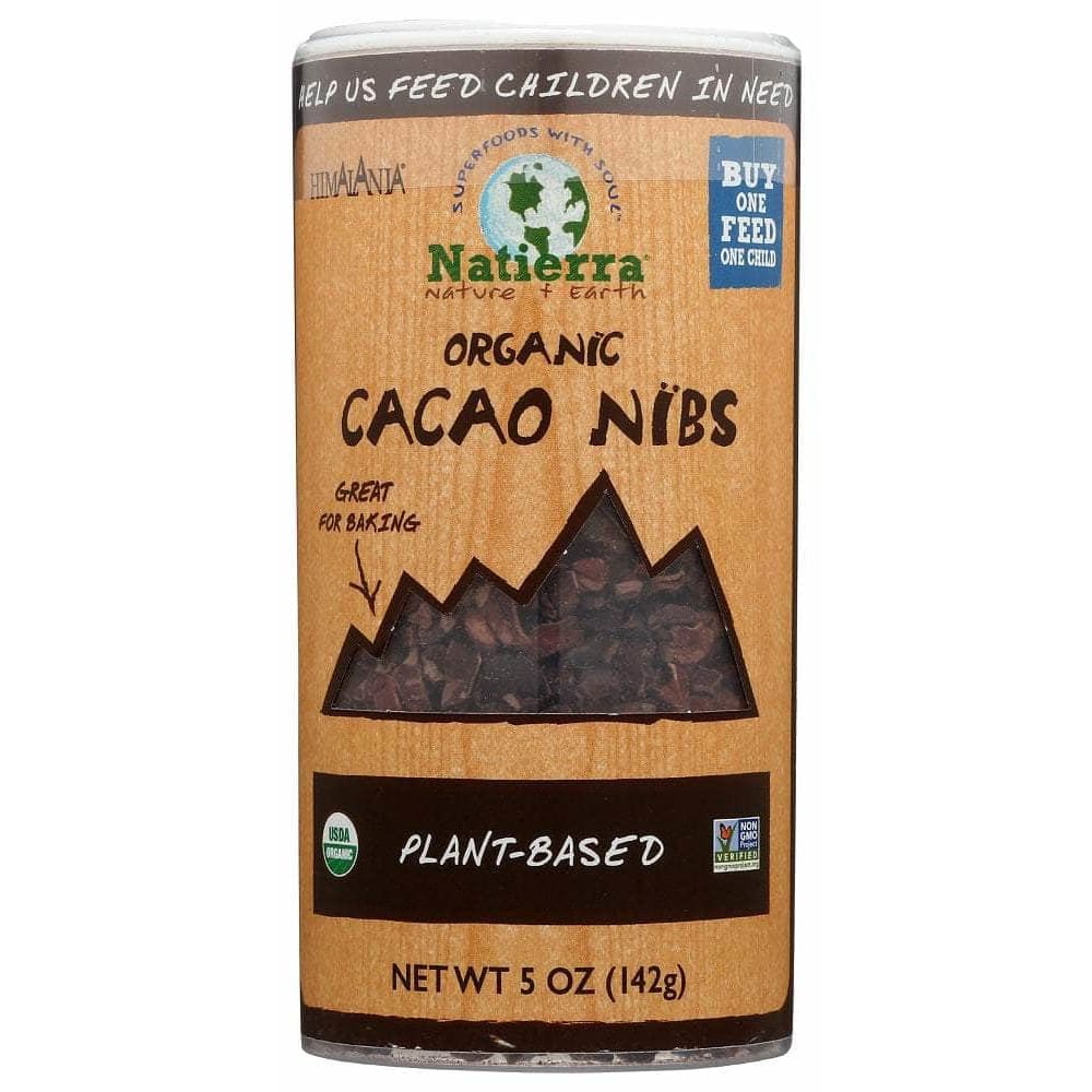 NATIERRA Natierra Organic Cacao Nibs Shaker, 5 Oz