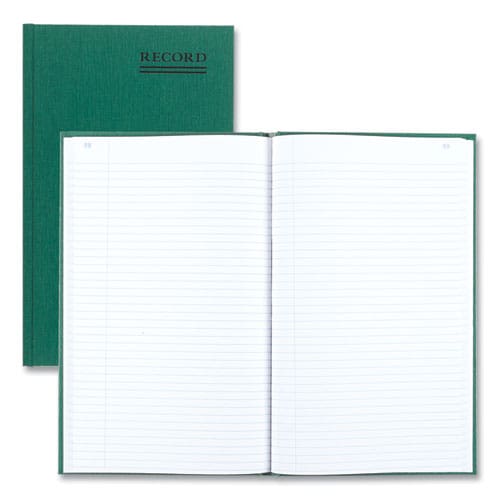 National Emerald Series Account Book Green Cover 12.25 X 7.25 Sheets 150 Sheets/book - Office - National®