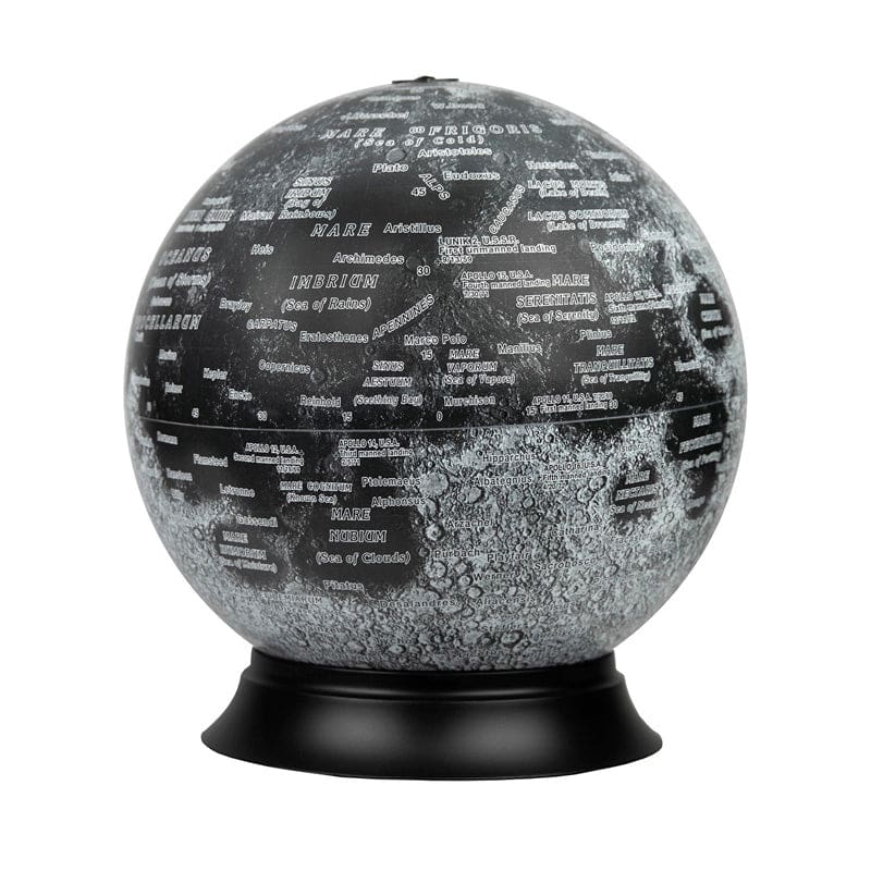 National Geo Illuminated Moon Globe - Globes - Replogle Globes