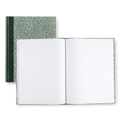 National Lab Notebook Wide/legal Rule Green Marble Cover 10.13 X 7.88 96 Sheets - School Supplies - National®