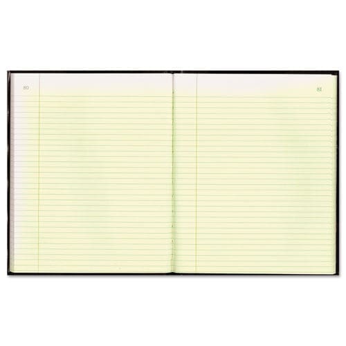 National Texthide Record Book 1 Subject Medium/college Rule Black/burgundy Cover 14 X 8.5 500 Sheets - Office - National®