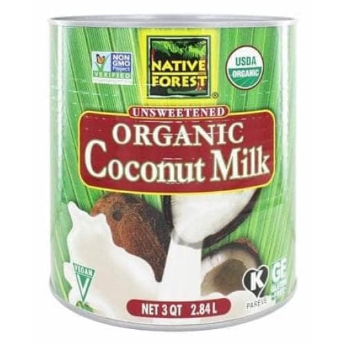 Native Forest Native Forest Coconut Milk Classic Organic Unsweetened, 3 qt