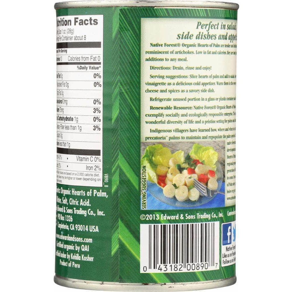 Native Forest Native Forest Organic Hearts of Palm, 14 oz