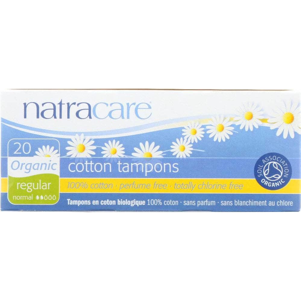 Natracare Natracare Organic Cotton Tampons Regular without Applicator, 20 Tampons