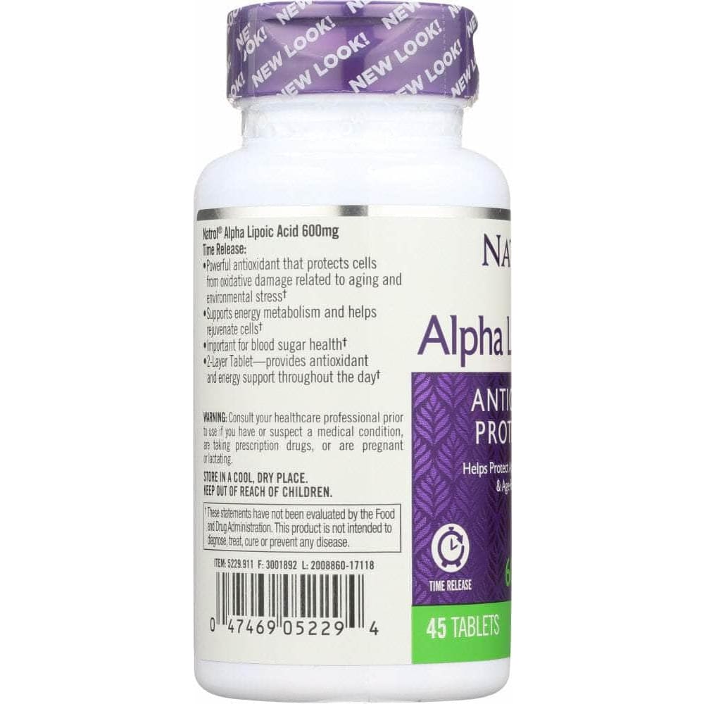 Natrol Natrol Alpha Lipoic Acid 600 mg, 45 tablets