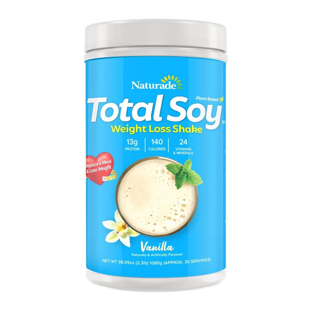 Naturade Total Soy Weight Loss Shake, Vanilla (30 servings) ShelHealth