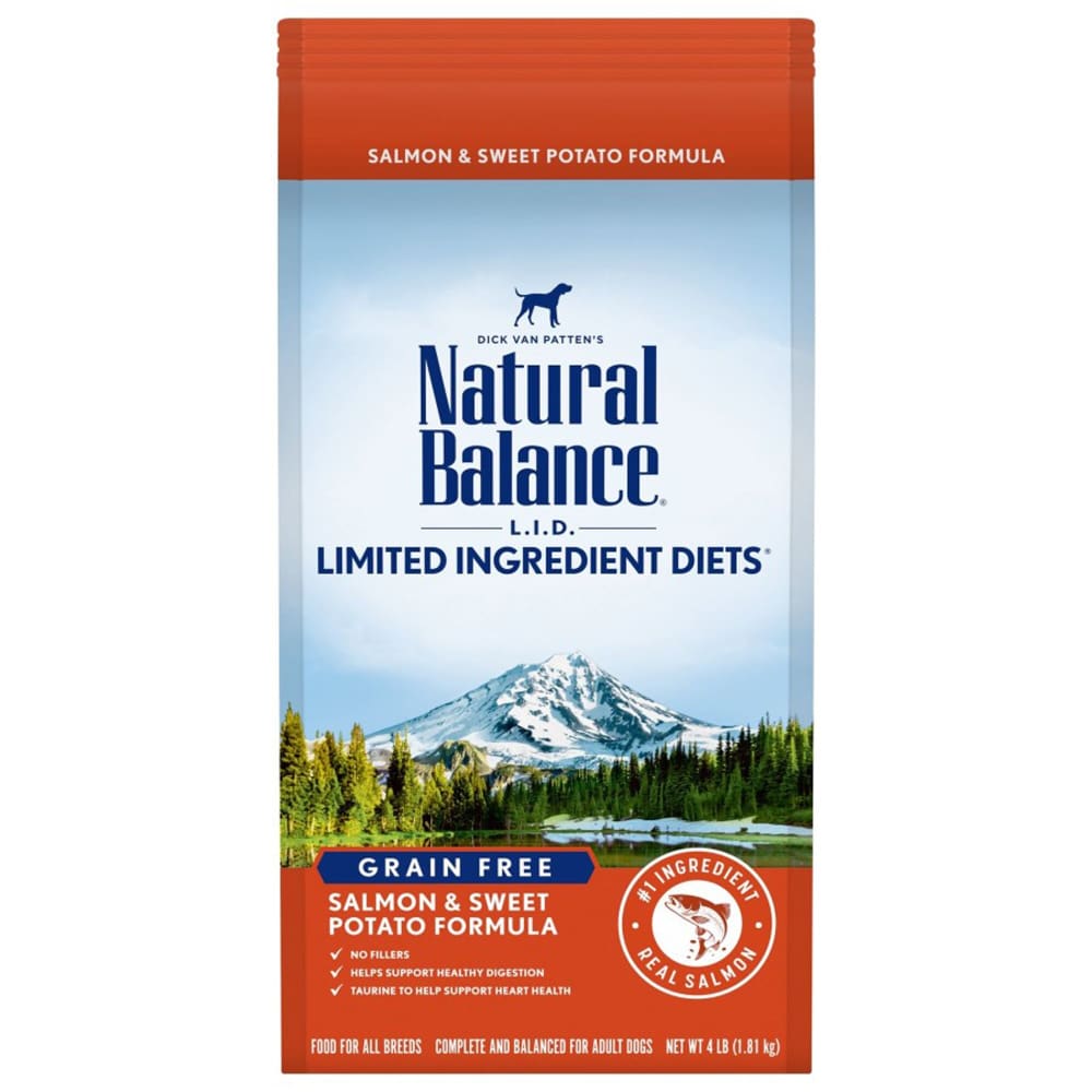 Natural Balance Pet Foods L.I.D. Adult Dry Dog Food Salmon Sweet Potato 1ea/4 lb - Pet Supplies - Natural Balance