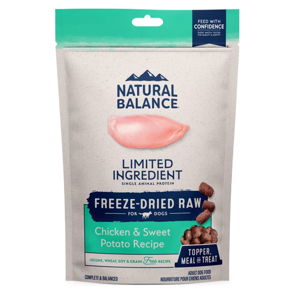 Natural Balance Pet Foods L.I.D. Freeze Dried Dog Food Chicken Sweet Potato 13 oz - Pet Supplies - Natural Balance