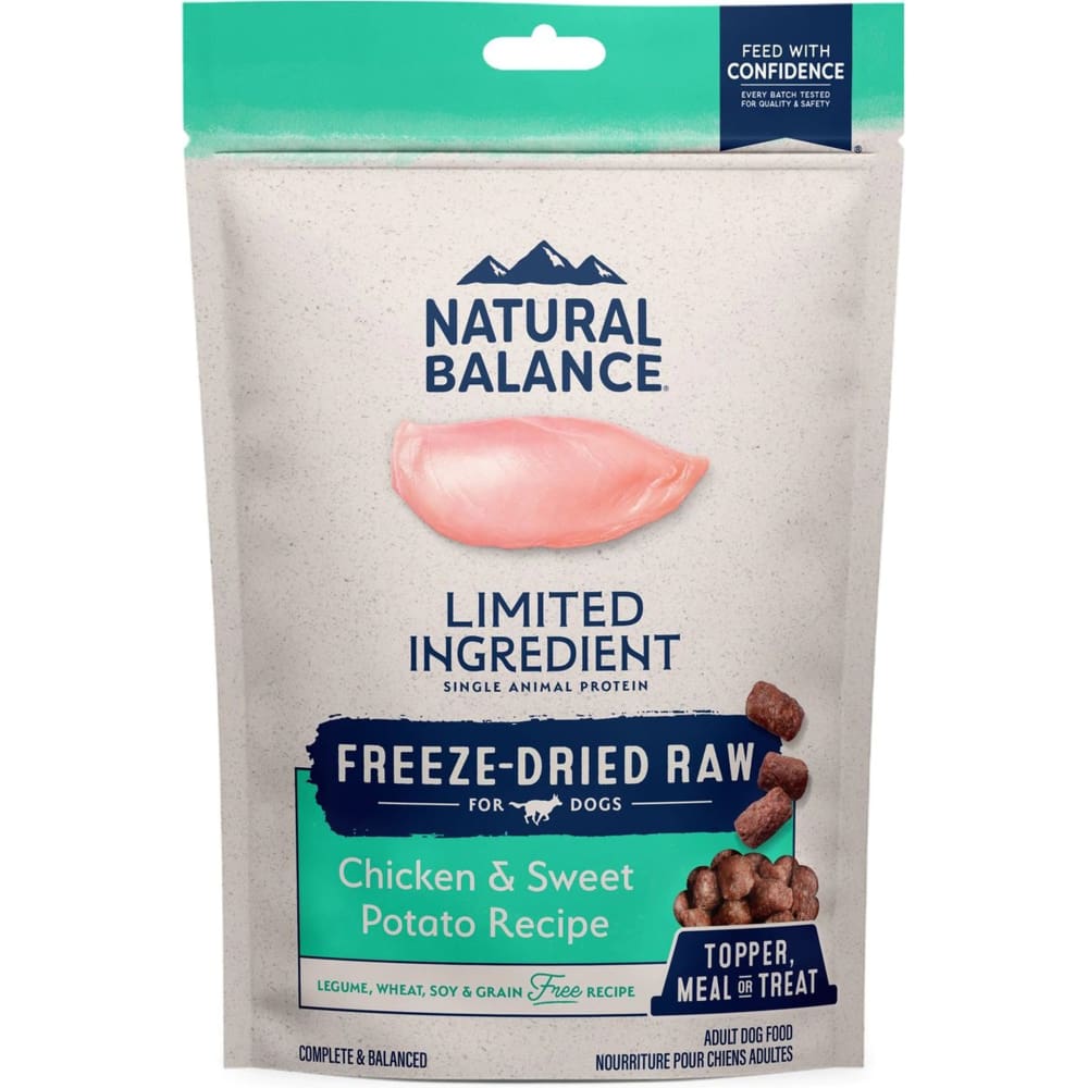 Natural Balance Pet Foods L.I.D. Freeze Dried Dog Food Chicken Sweet Potato; 1ea-6 oz - Pet Supplies - Natural Balance