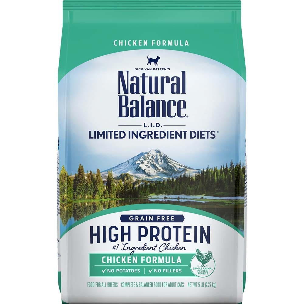 Natural Balance Pet Foods L.I.D. High Protein Dry Cat Food Chicken 1ea/5 lb - Pet Supplies - Natural Balance