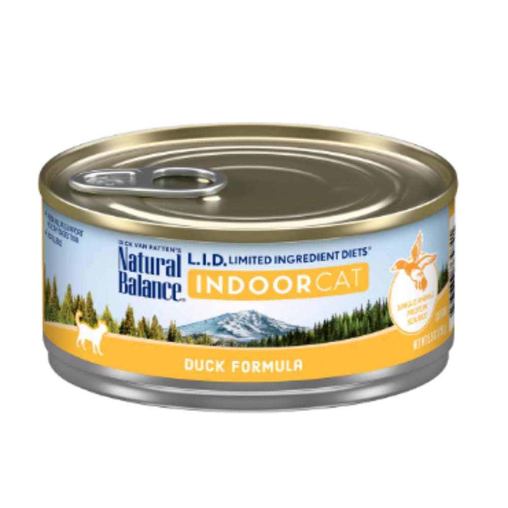 Natural Balance Pet Foods L.I.D. Indoor Wet Cat Food Duck 5.5 oz - Pet Supplies - Natural Balance