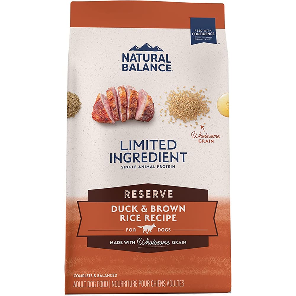 Natural Balance Pet Foods L.I.D Reserve Dry Dog Food Duck Brown Rice; 1ea-22 lb - Pet Supplies - Natural Balance