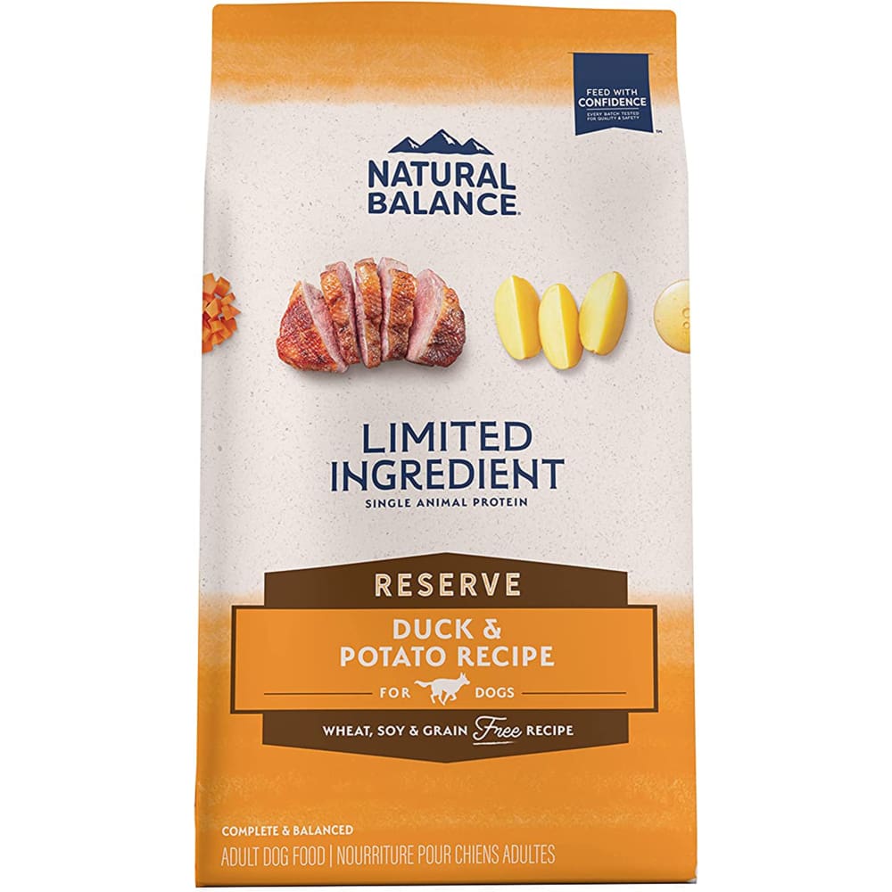 Natural Balance Pet Foods L.I.D Reserve GrainFree Dry Dog Food Duck Potato; 1ea-22 lb - Pet Supplies - Natural Balance