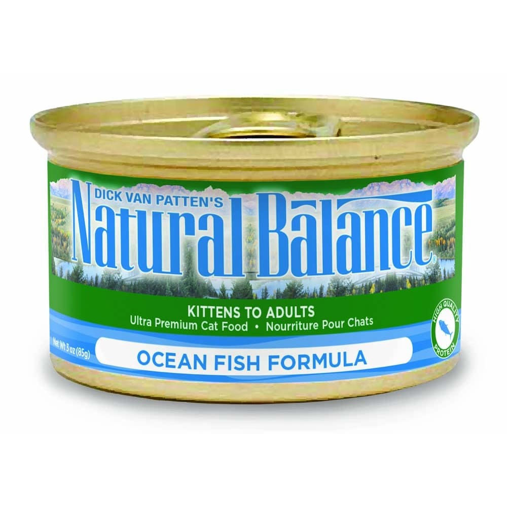 Natural Balance Pet Foods Ocean Fish Formula Canned Cat Wet Food 5.5 oz 24 Pack - Pet Supplies - Natural Balance