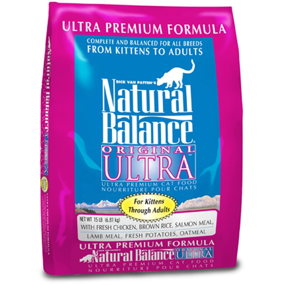 Natural Balance Pet Foods Original Ultra Premium Formula Dry Cat Food 15 lb - Pet Supplies - Natural Balance