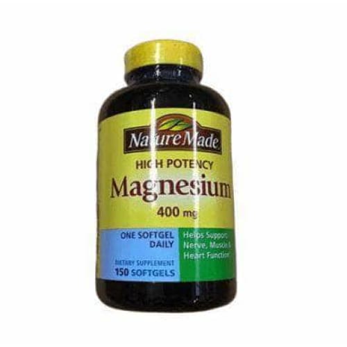 Nature Made Nature Made 400mg High Potency Magnesium Liquid Softgels, 150 ct.