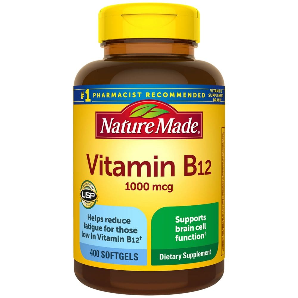 Nature Made B12 1000 mcg. (400 ct.) - Letter Vitamins - Nature Made