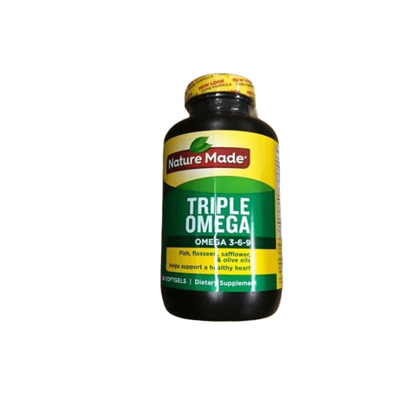 Nature Made Triple Omega 3-6-9 Softgels, 180 ct. - ShelHealth.Com