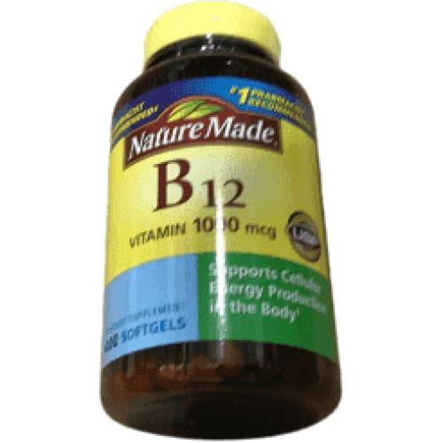 Nature Made Vitamin B-12 1000 mcg - 400 Softgels - ShelHealth.Com