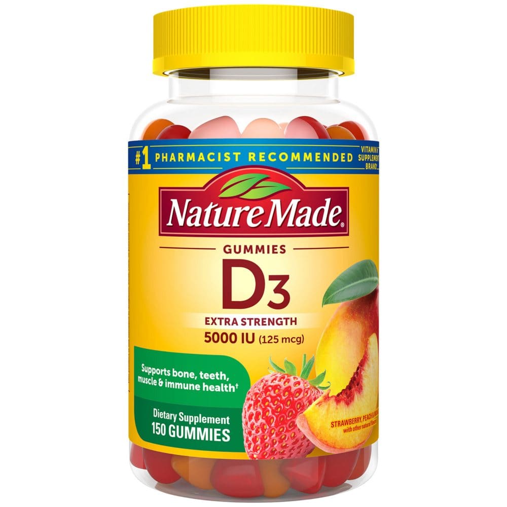 Nature Made Vitamin D3 Gummies (150 ct.) - Letter Vitamins - Nature Made