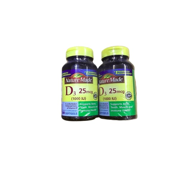 Nature Made Vitamin D3 Tablets, 1000 IU, 600 ct. - ShelHealth.Com