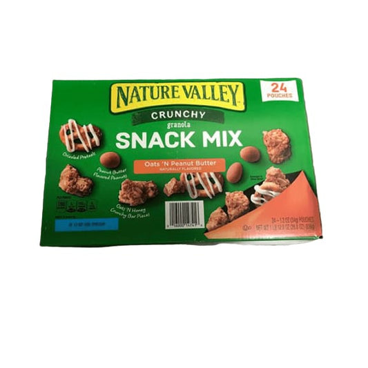 Nature Valley Nature Valley Crunch Granola Snack Mix Oats 'N Peanut Butter, 24 X 1.2 Ounce - ShelHealth.Com