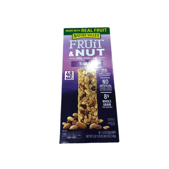 Nature Valley Fruit & Nut Chewy Trail Mix Granola Bars (48 ct.) - ShelHealth.Com