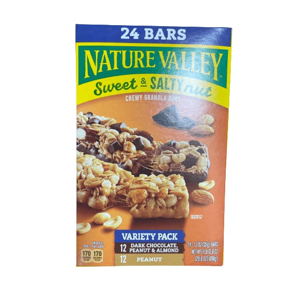 Nature Valley Nature Valley Granola Bars, Sweet and Salty Variety Pack, 24 Bars, 28 oz