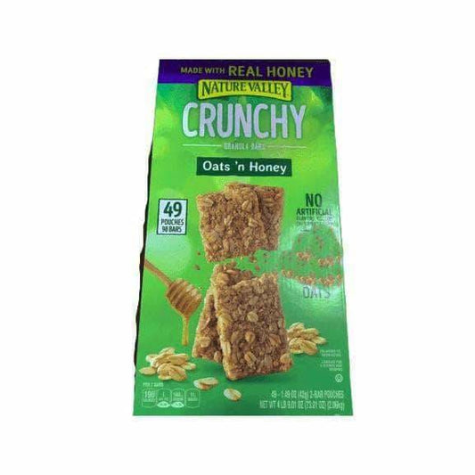Nature Valley Oats 'n Honey Crunchy Granola Bars, 49 Count - ShelHealth.Com