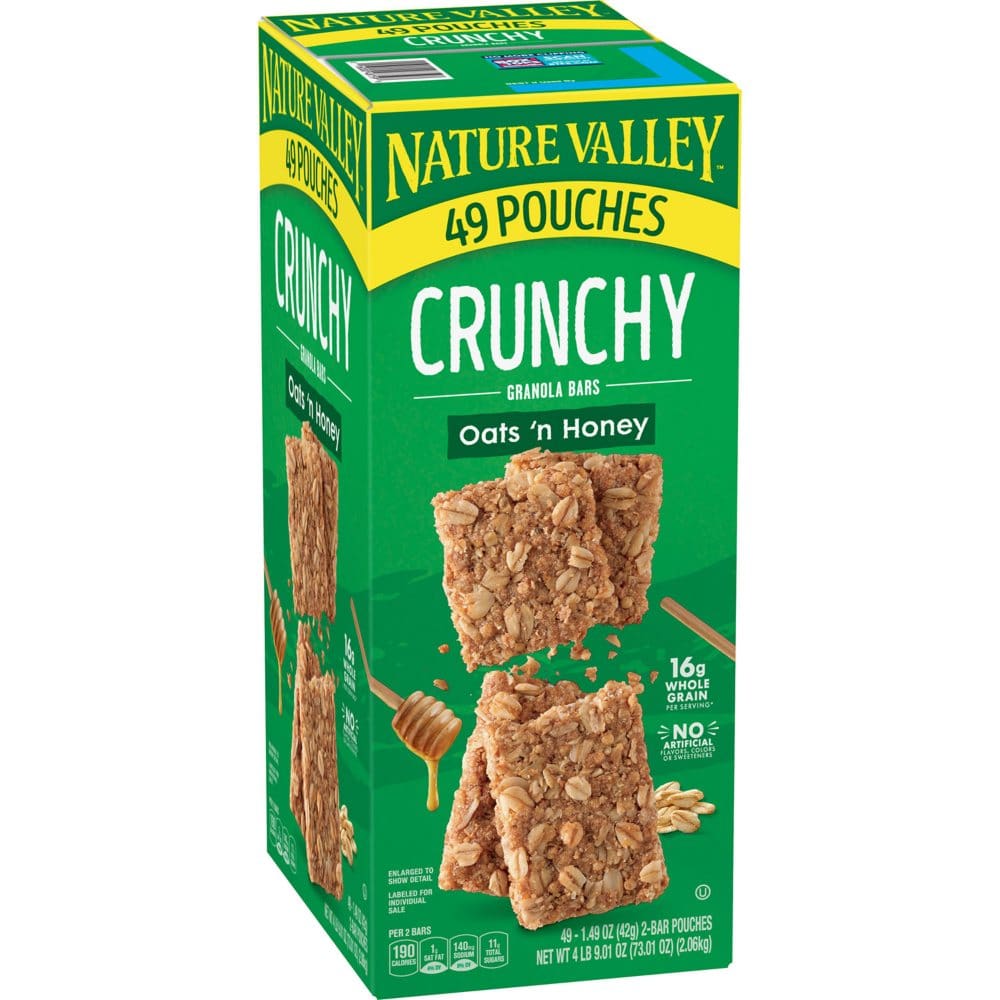 Nature Valley Oats ’n Honey Crunchy Granola Bars (49 pk.) - Breakfast & Snack Bars - Nature Valley