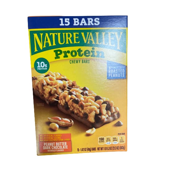 Nature Valley Nature Valley Protein Granola Bars, Peanut Butter Dark Chocolate, 15 ct, 21.3 oz