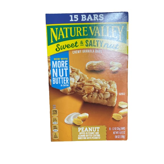 Nature Valley Nature Valley Sweet and Salty Granola Bars, Peanut, 15 ct, 18 oz