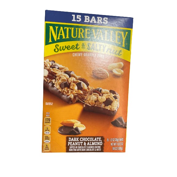 Nature Valley Nature Valley Sweet and Salty Nut Bars, Dark Chocolate Peanut Almond, 15 ct, 18 oz