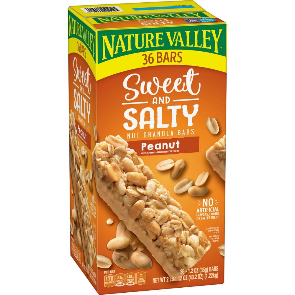 Nature Valley Sweet and Salty Nut Peanut Granola Bars (36 ct.) - Breakfast & Snack Bars - Nature Valley