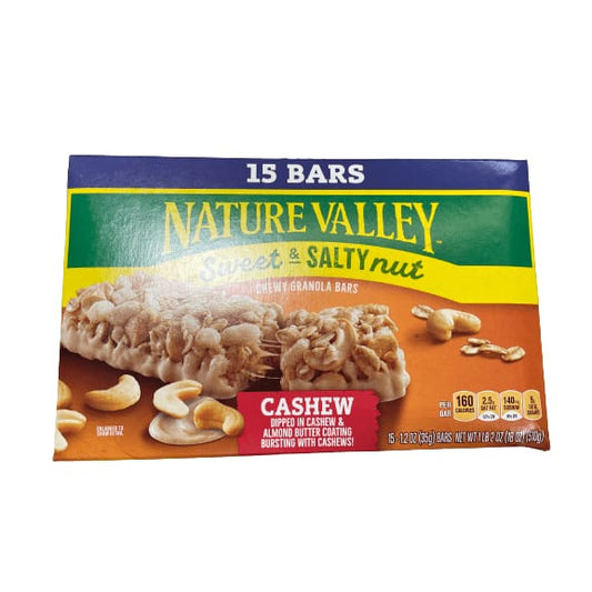 Nature Valley Nature Valley Sweet & Salty Nut, Cashew Granola Bars, Family Pack, 15 ct, 18 oz