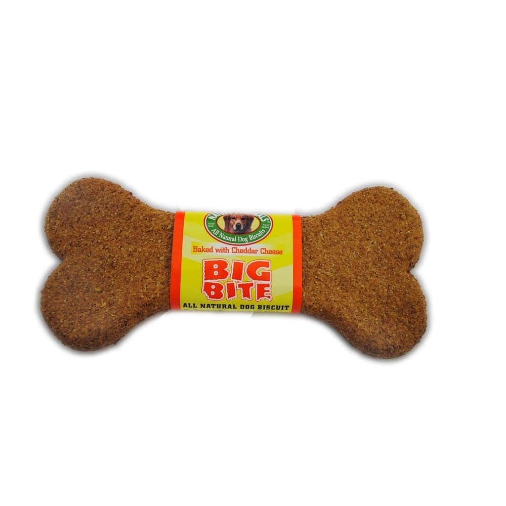 Natures Animals Big Bite All Natural Cheddar Cheese Dog Biscuit Display 8 in 24 Count - Pet Supplies - Natures Animals