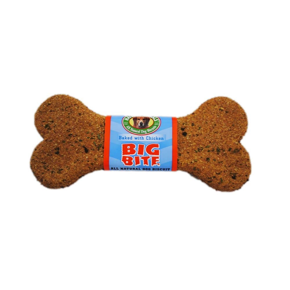 Natures Animals Big Bite All Natural Chicken Dog Biscuit Display 8 in 24 Count - Pet Supplies - Natures Animals