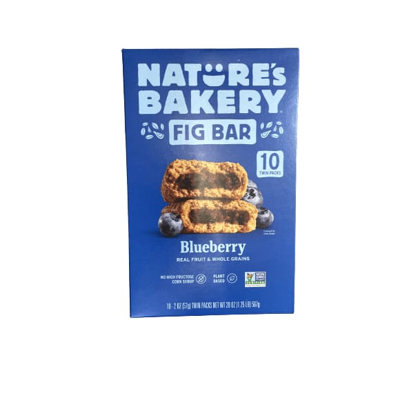 Nature's Bakery Nature's Bakery Blueberry Fig Bars, 10 Twin Packs, 20 Oz