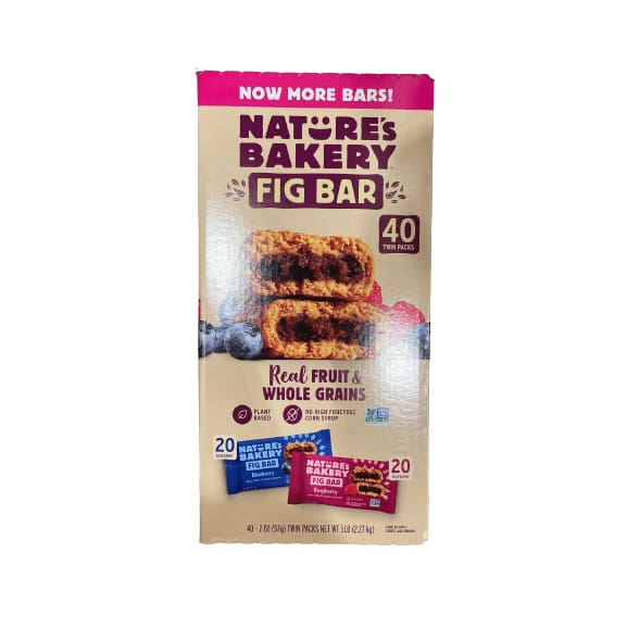 Nature's Bakery Nature's Bakery Fig Bar Variety Pack, 40 Count