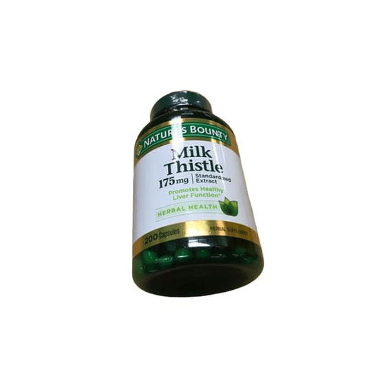 Nature's Bounty Milk Thistle Vitamins, 200 ct. - ShelHealth.Com