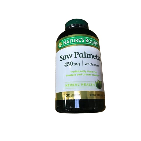 Nature's Bounty Saw Palmetto, 400 ct. - ShelHealth.Com