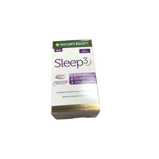 Nature's Bounty Sleep3 Tri-Layer Melatonin, 120 Count - ShelHealth.Com