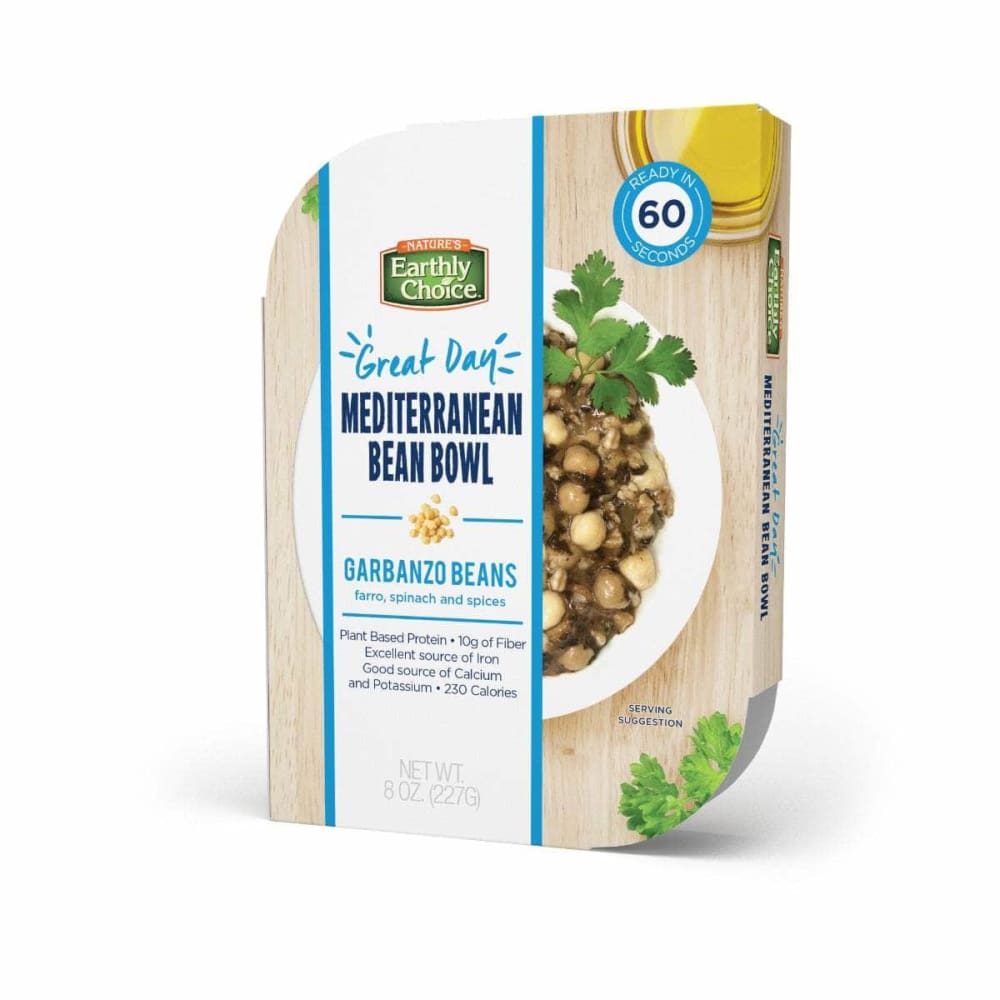 NATURES EARTHLY CHOICE NATURES EARTHLY CHOICE Mediterranean Bean Bowl Garbanzo Beans, 8 oz