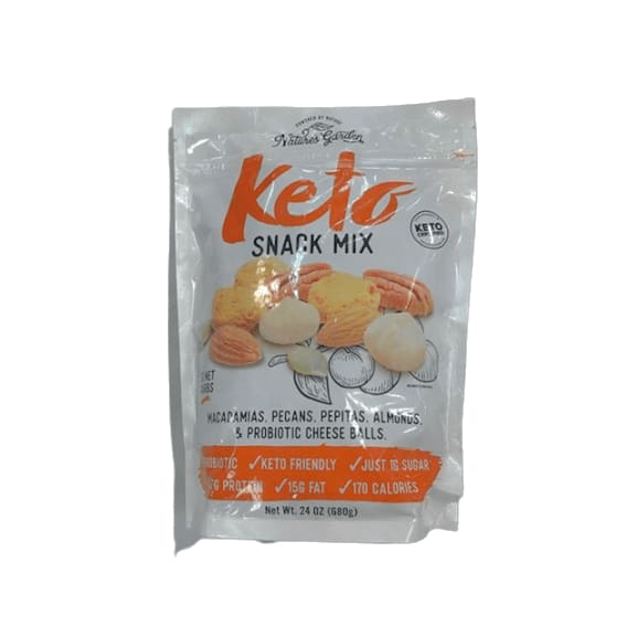 Nature's Garden Keto Trail Mix, 24 Ounces - ShelHealth.Com